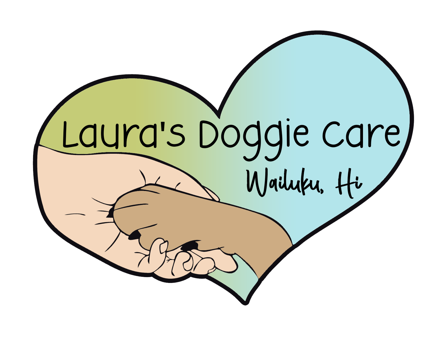 Laura's Doggie Daycare logo